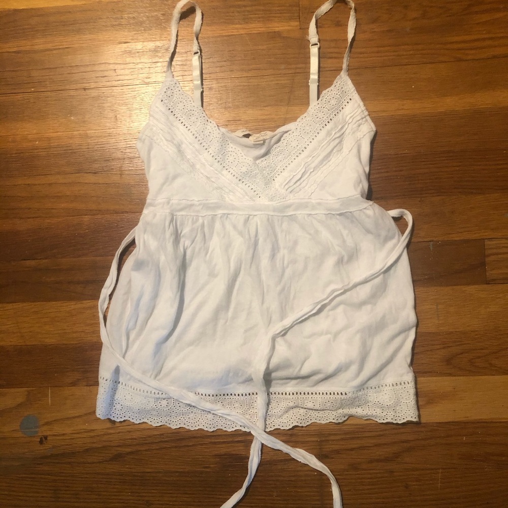 Aeropostale white baby doll style tank